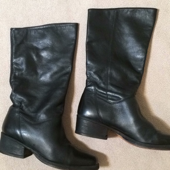 Naturalizer Slouchy Leather Boot Size 7 - Picture 1 of 5